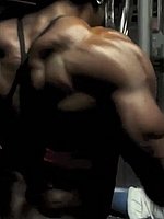 super hot ebony female bodybuilder mistress treasure in ripped contest shape